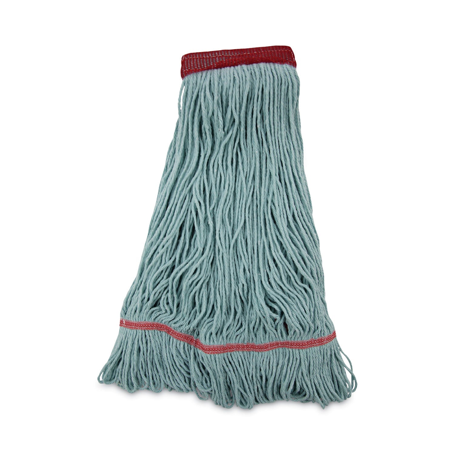 Boardwalk EchoMop with Looped-End Wet Head, Synthetic/Cotton, Large, Blue