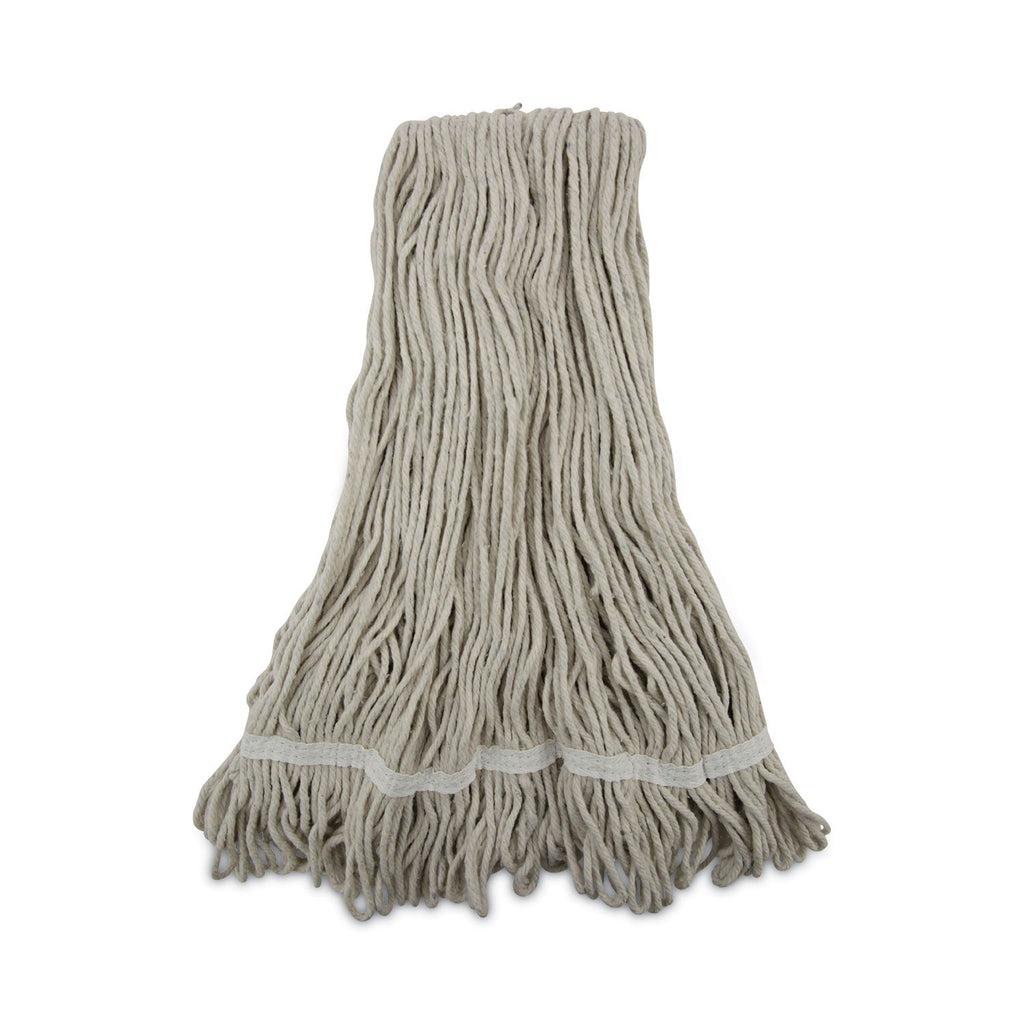 Boardwalk Pro Loop Web/Tailband Wet Mop Head, Cotton, 12/Carton