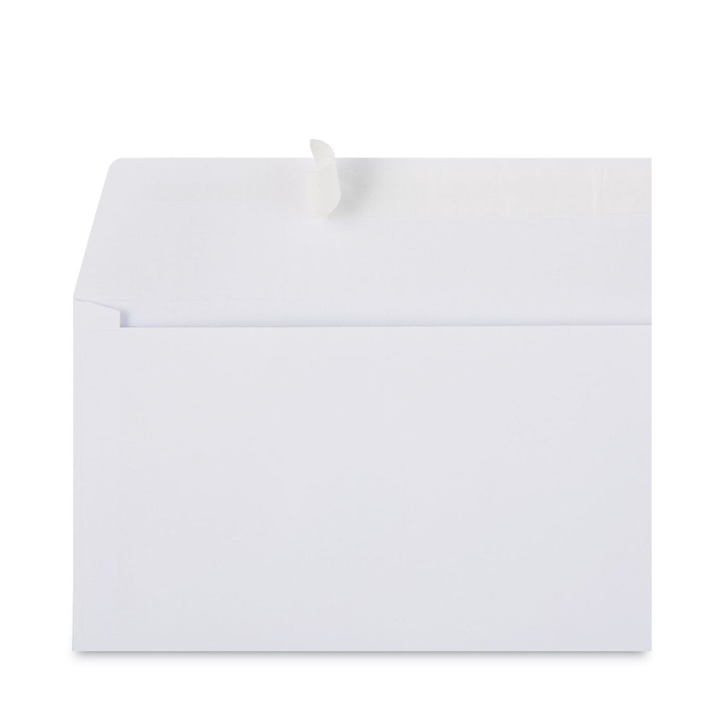Universal Peel Seal Strip Business Envelope, #9, Square Flap, Self-Adhesive Closure, 3.88 x 8.88, White, 500/Box