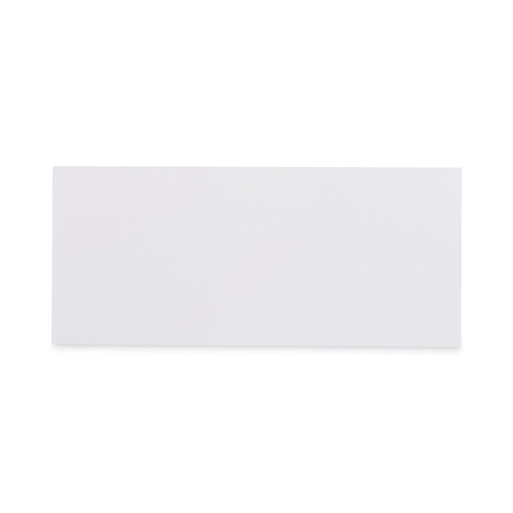 Universal Peel Seal Strip Business Envelope, #10, Square Flap, Self-Adhesive Closure, 4.13 x 9.5, White, 500/Box
