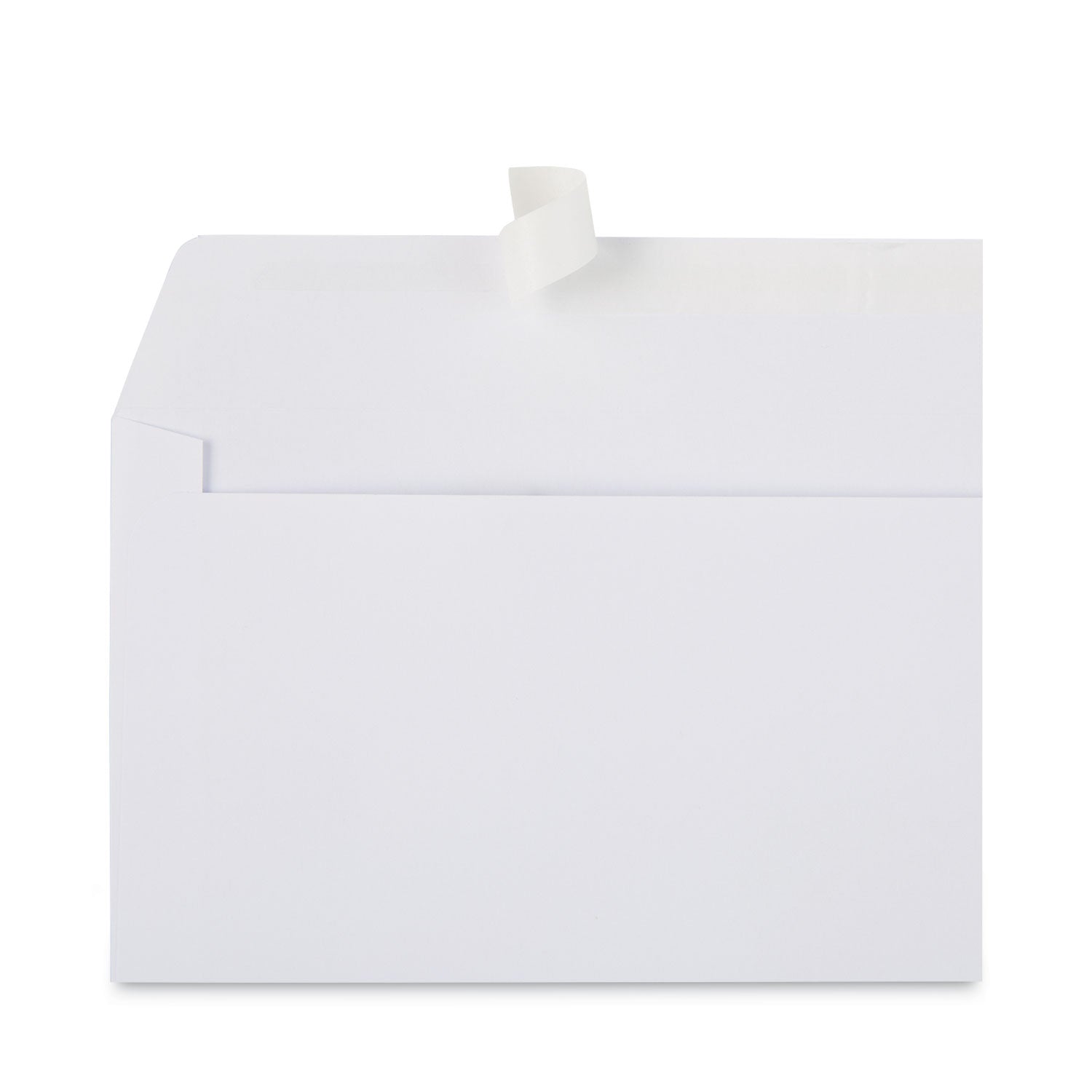 Universal Open-Side Business Envelope, 1 Window, #10, Commercial Flap, Gummed Closure, 4.13 x 9.5, White, 250/Box