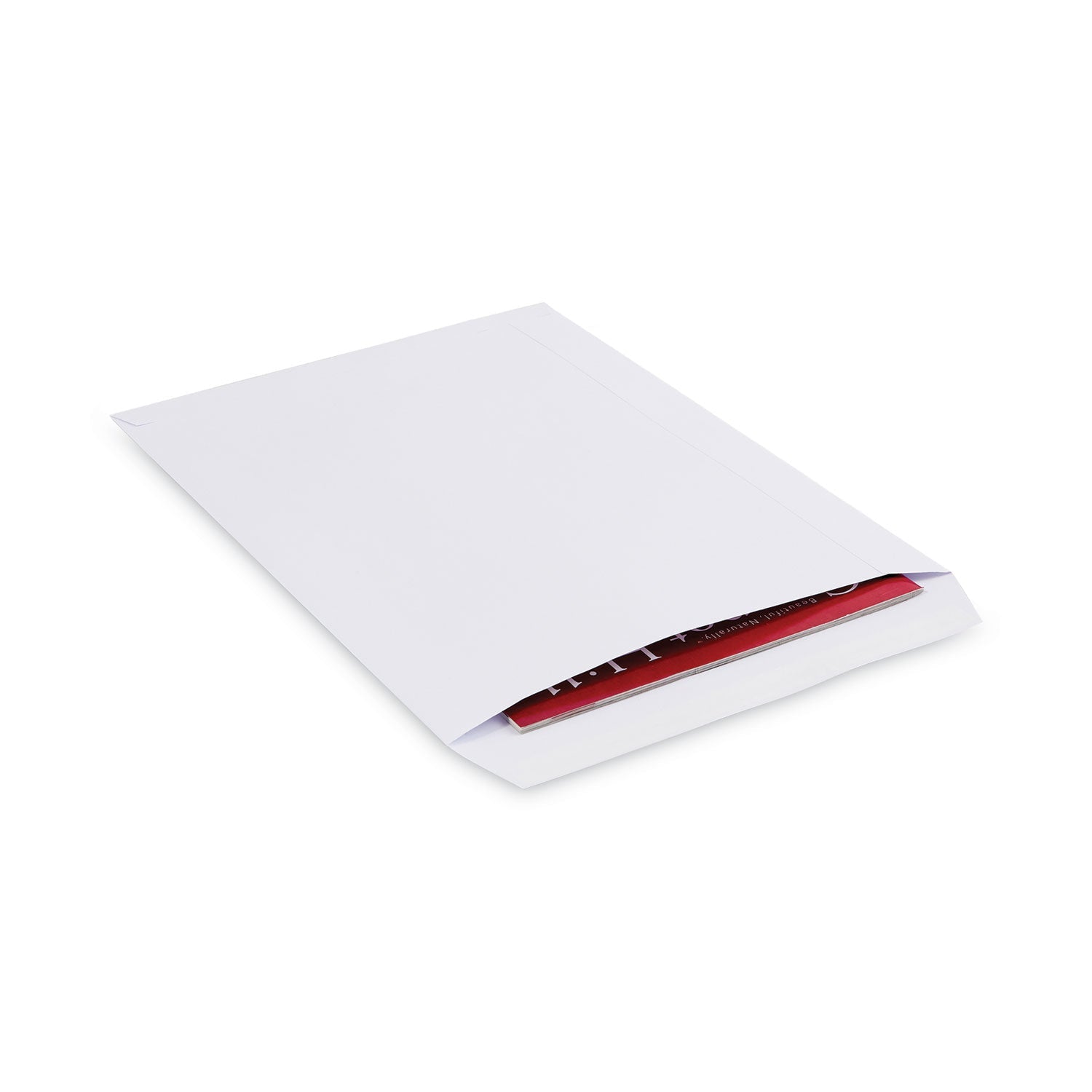 Universal Peel Seal Strip Catalog Envelope, #13 1/2, Square Flap, Self-Adhesive Closure, 10 x 13, White, 100/Box