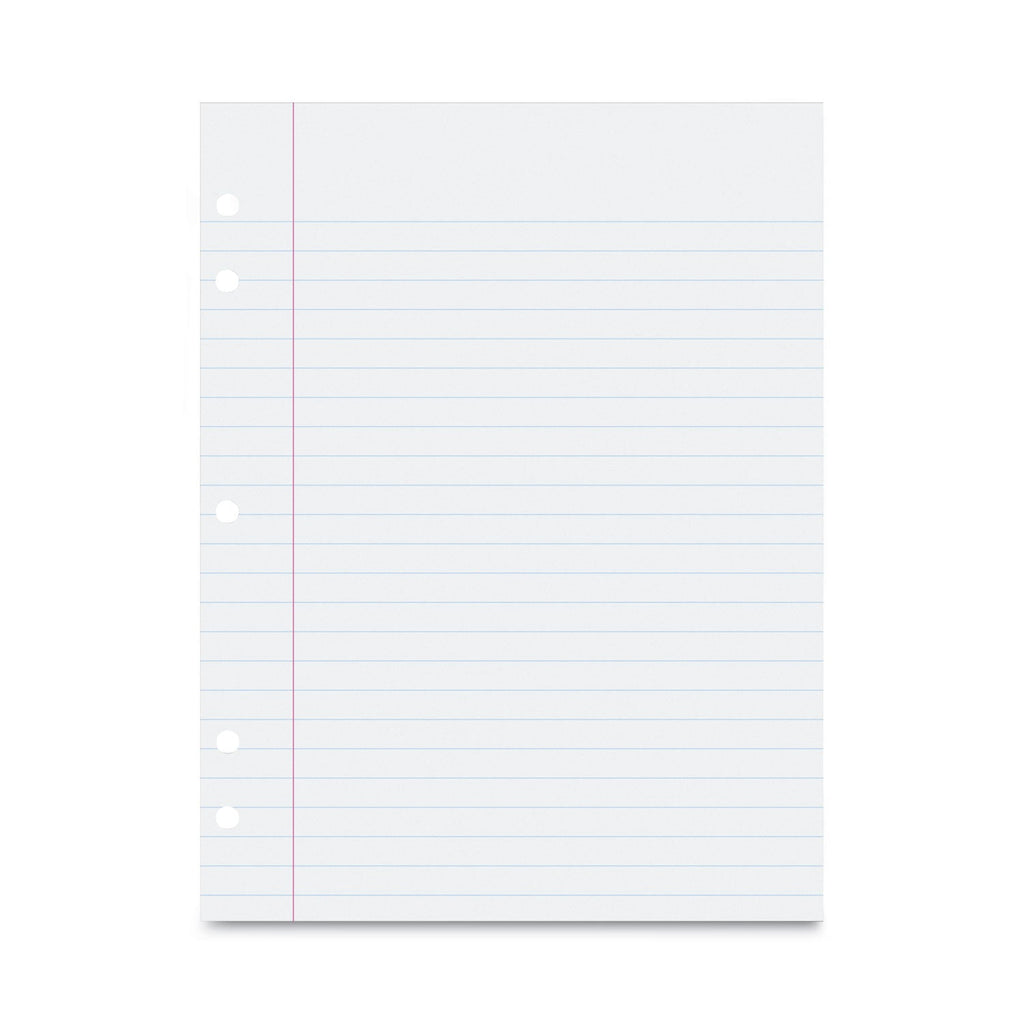 Pacon Composition Paper, 5-Hole, 8 x 10.5, Wide/Legal Rule, 500/Pack