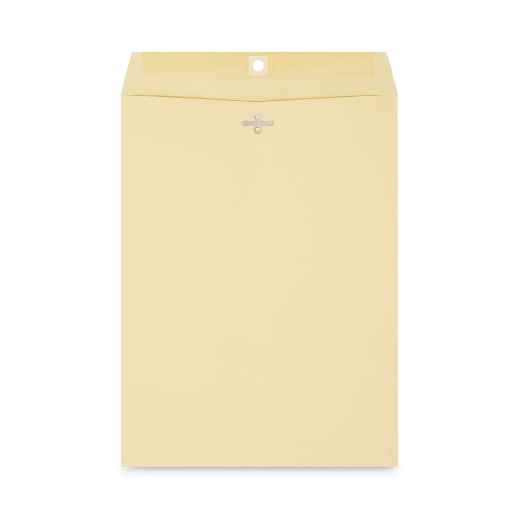 Universal Kraft Clasp Envelope, #10 1/2, Square Flap, Clasp/Gummed Closure, 9 x 12, Brown Kraft, 100/Box