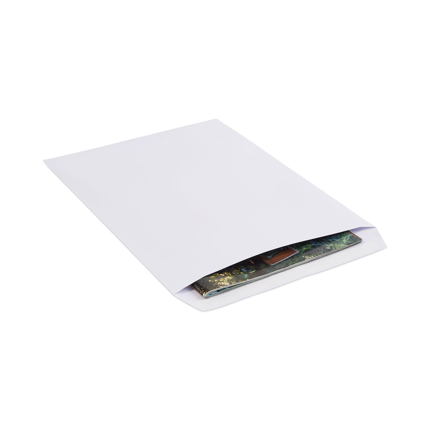 Universal Catalog Envelope, 24 lb Bond Weight Paper, #13 1/2, Square Flap, Gummed Closure, 10 x 13, White, 250/Box