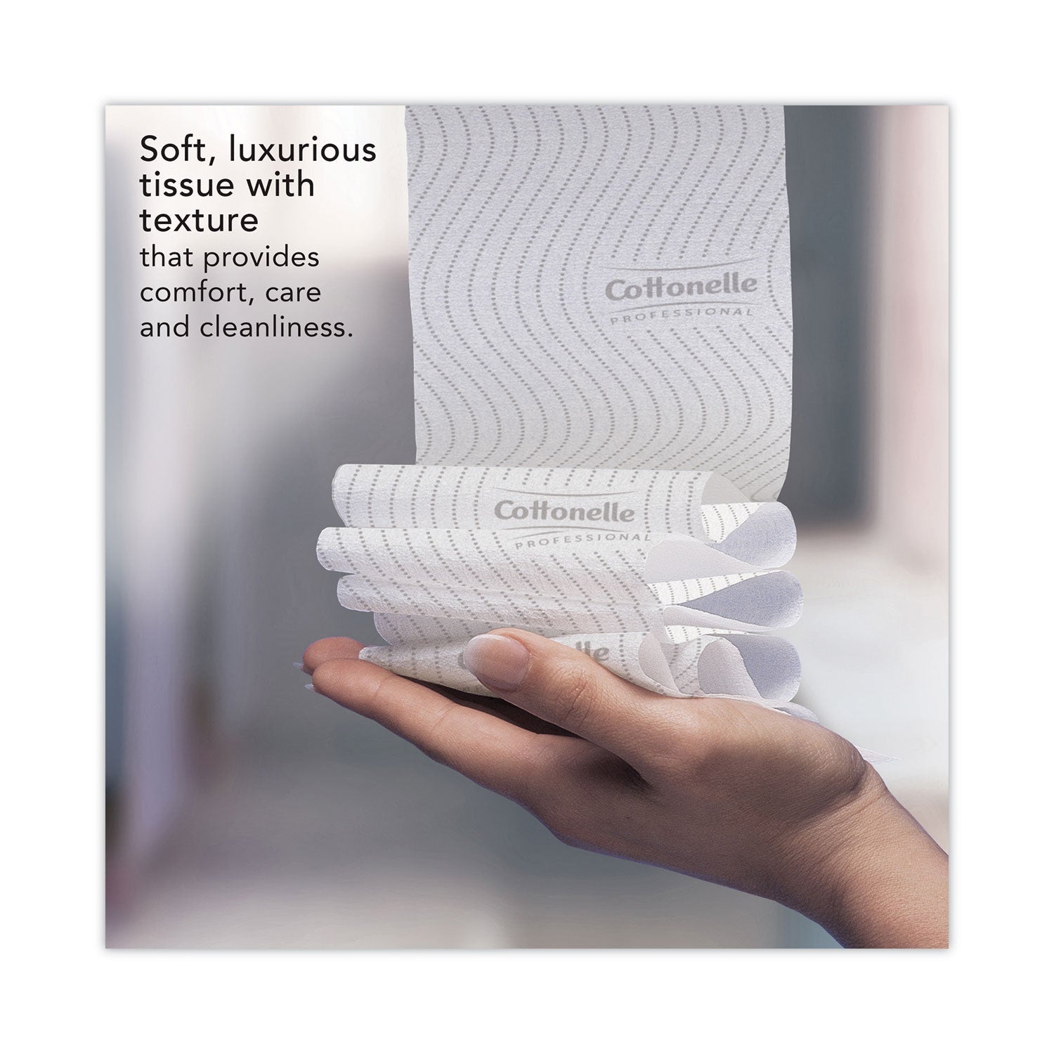 Cottonelle Clean Care Bathroom Tissue, Septic Safe, 2-Ply, White, 900 Sheets/Roll, 36 Rolls/Carton
