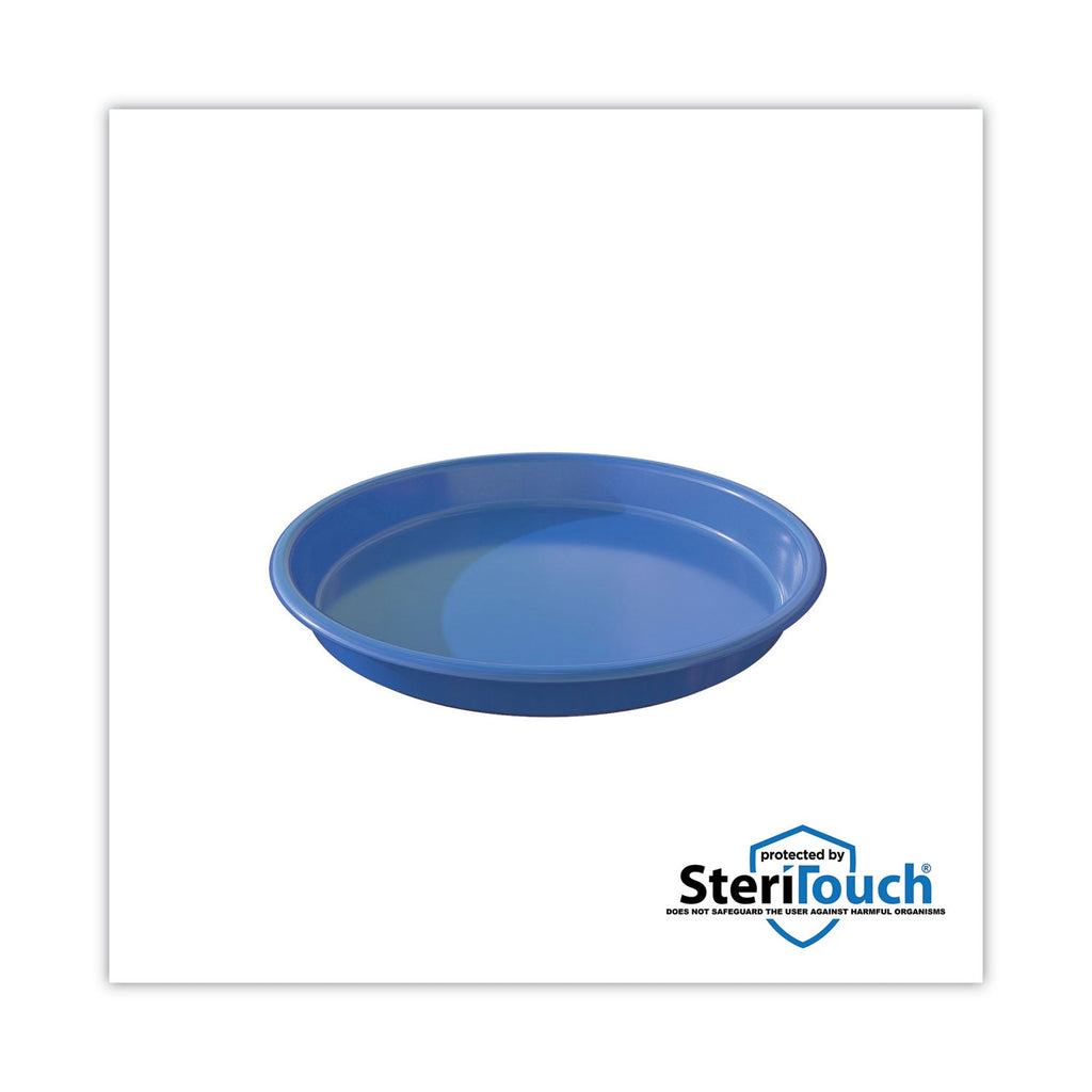deflecto Little Artist's Antimicrobial Craft Tray, 13" Dia., Blue