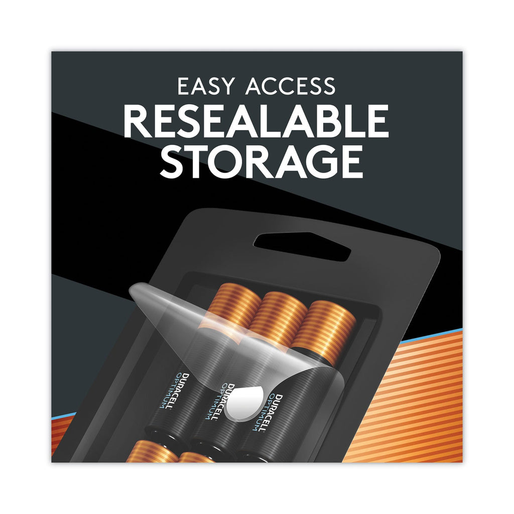Duracell Optimum Alkaline AA Batteries, 6/Pack