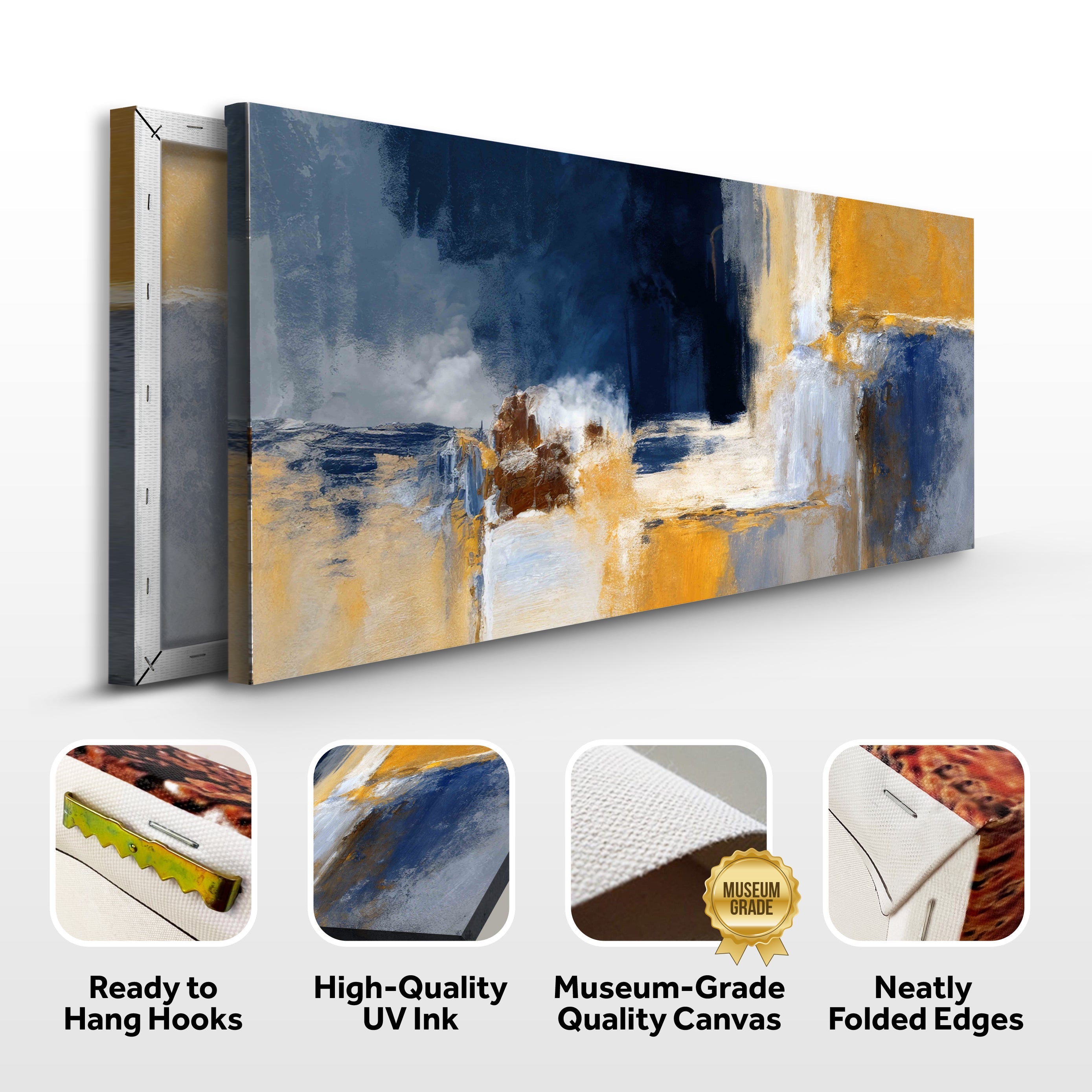 Abstract Geometric Lines Wall Art IV