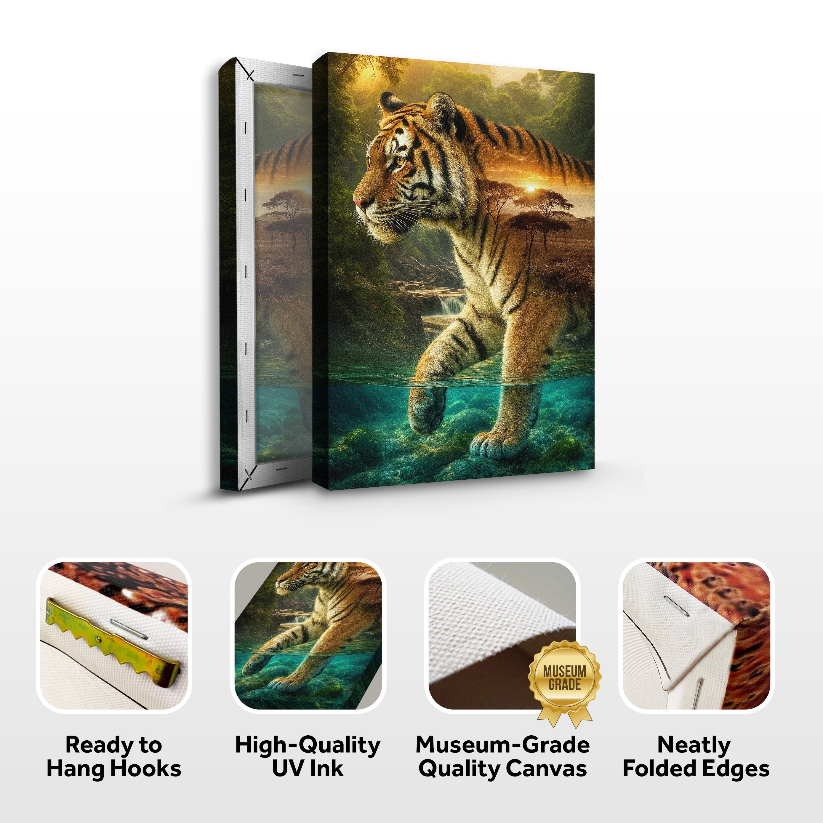 Tiger's Allegory Wall Art