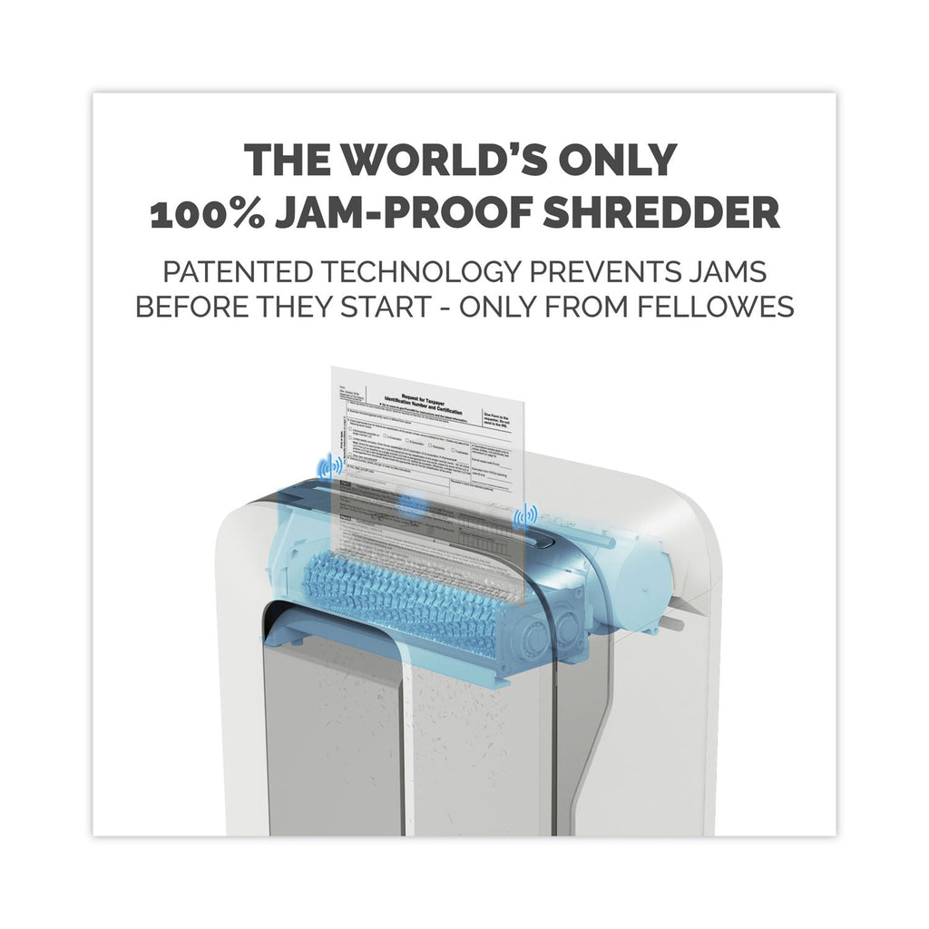 Fellowes Powershred LX200 Micro-Cut Shredder, 12 Manual Sheet Capacity, White