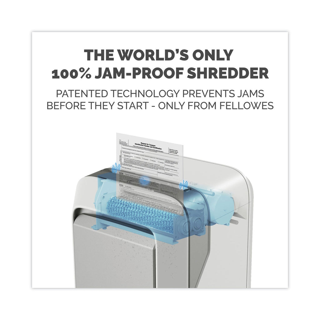 Fellowes Powershred LX210 Micro-Cut Shredder, 16 Manual Sheet Capacity, White