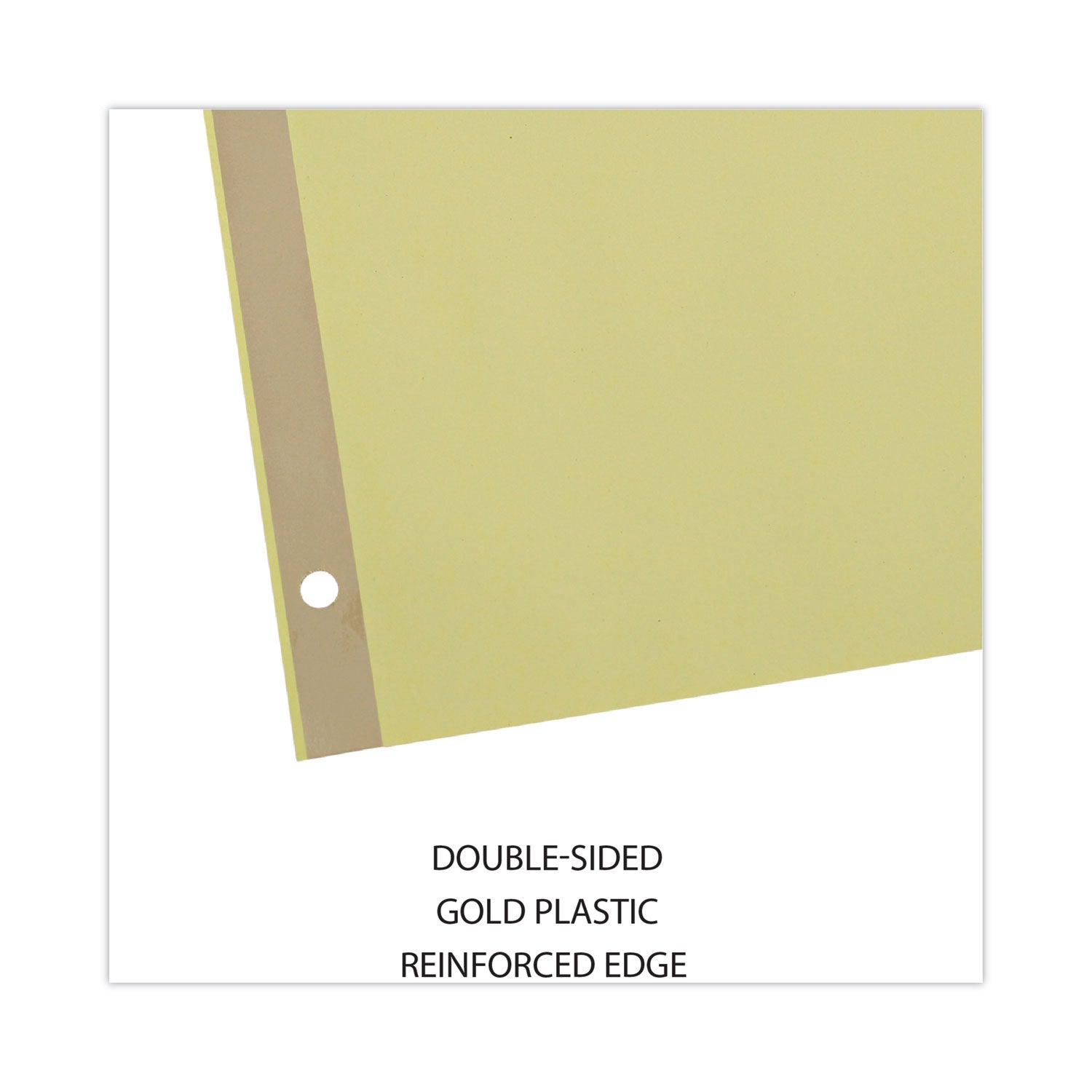 Universal Deluxe Extended Insertable Tab Indexes, 5-Tab, 11 x 8.5, Buff, Clear Tabs, 24 Sets