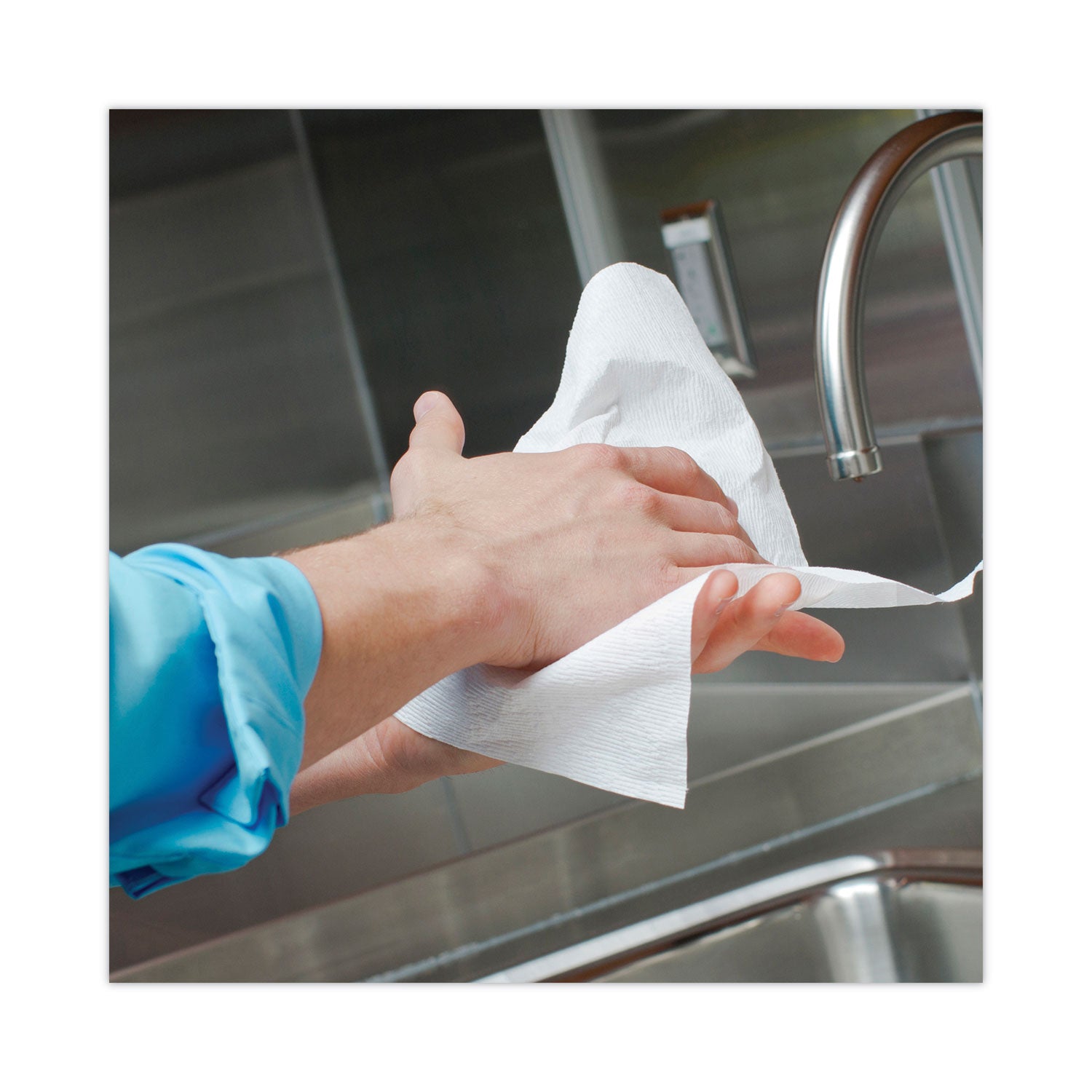 Kleenex Hard Roll Paper Towels with Premium Absorbency Pockets, 8" x 425 ft, 1.5" Core, White, 12 Rolls/Carton