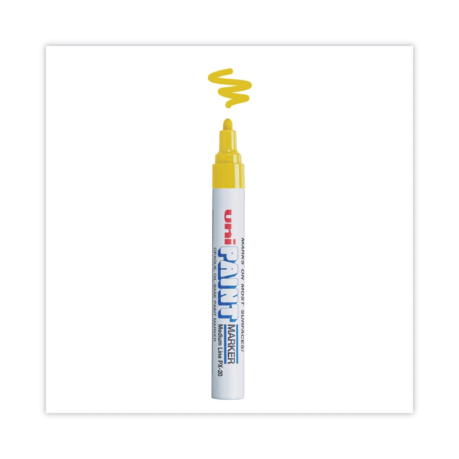 uni Permanent Marker, Medium Bullet Tip, Assorted Colors, 12/Set