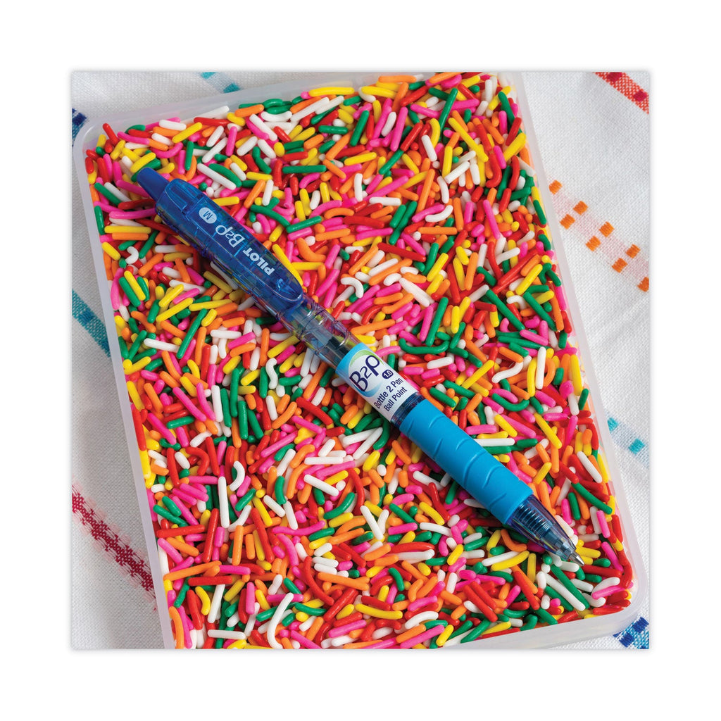 Pilot B2P Bottle-2-Pen Recycled Ballpoint Pen, Retractable, Medium 1 mm, Assorted Ink and Barrel Colors, 36/Pack