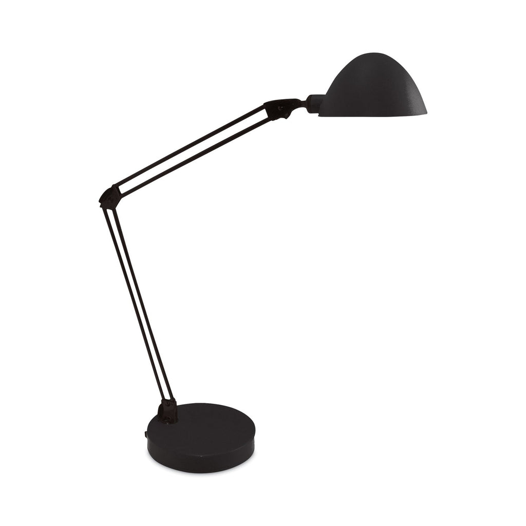 Ledu LED Desk and Task Lamp, 5W, 5.5"w x 13.38"d x 21.25"h, Black