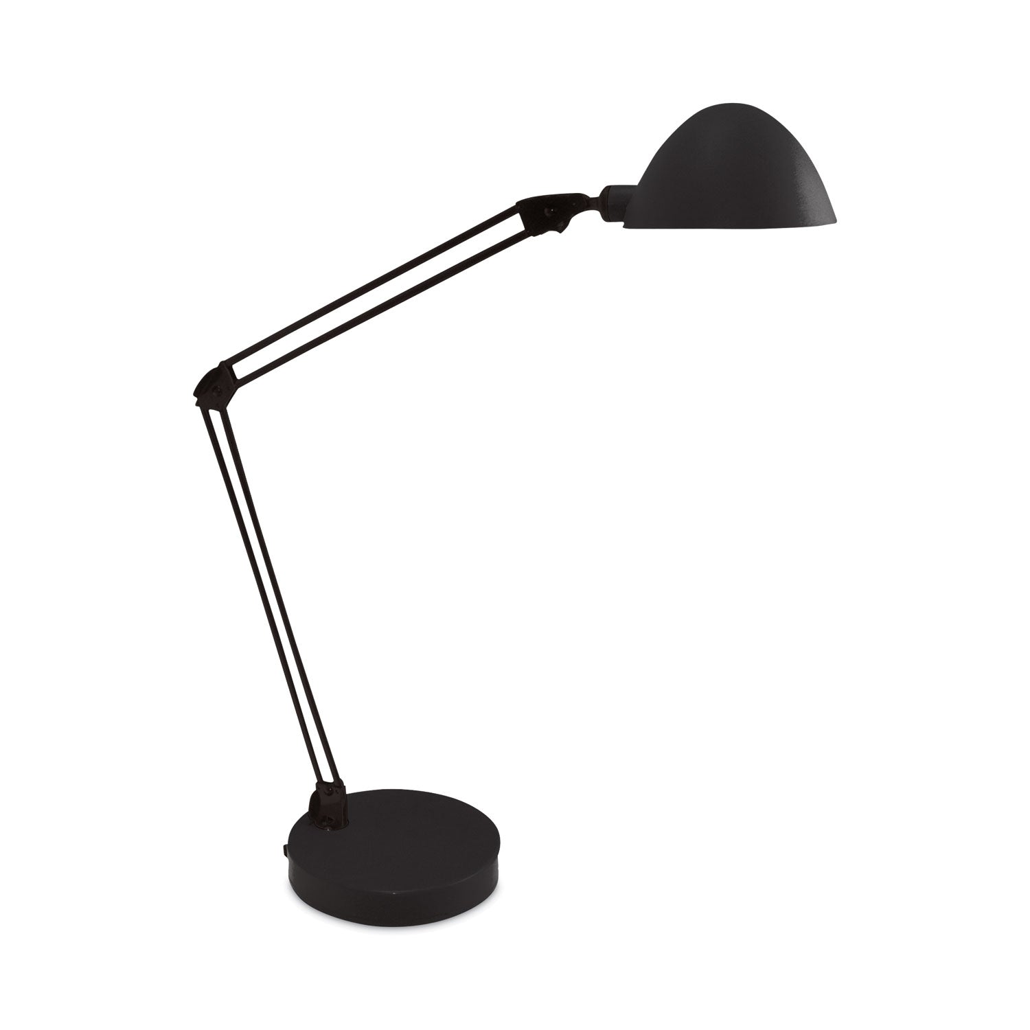 Ledu LED Desk and Task Lamp, 5W, 5.5"w x 13.38"d x 21.25"h, Black