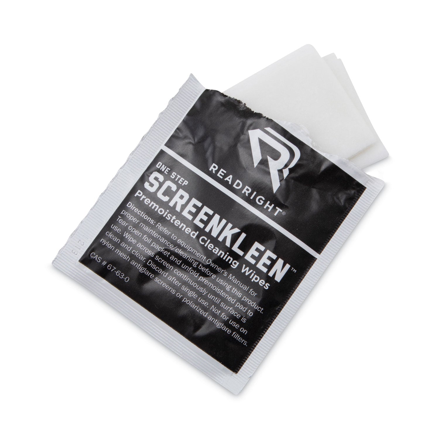Read Right OneStep Screen Cleaner, 5 x 5, 24/Box