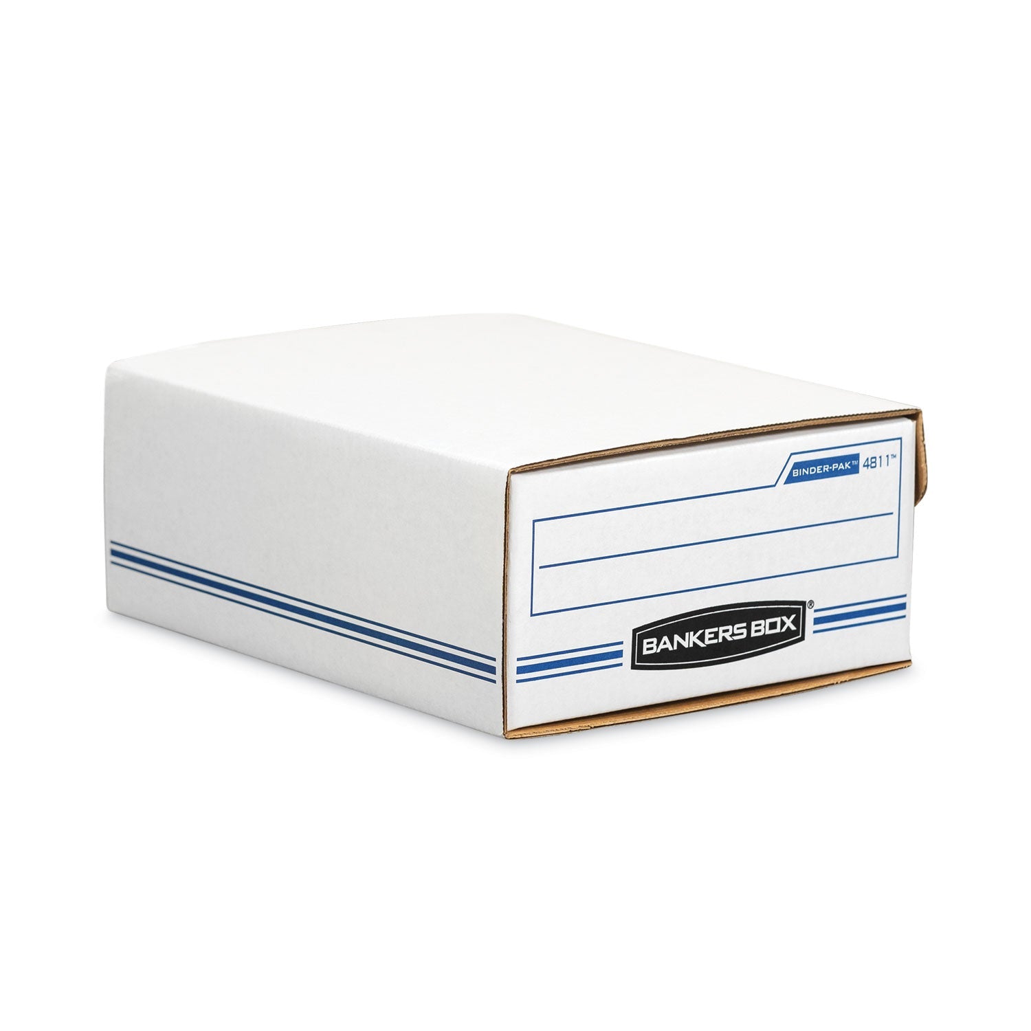 Bankers Box LIBERTY BINDER-PAK, Letter Files, 9.13" x 11.38" x 4.38", White/Blue