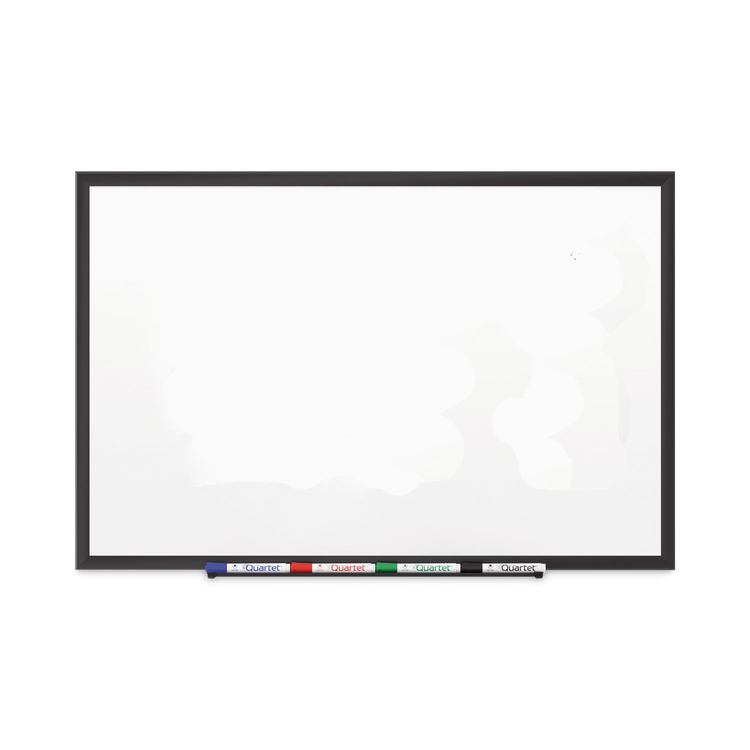 Quartet Classic Porcelain Magnetic Whiteboard, 36 x 24, Black Aluminum Frame
