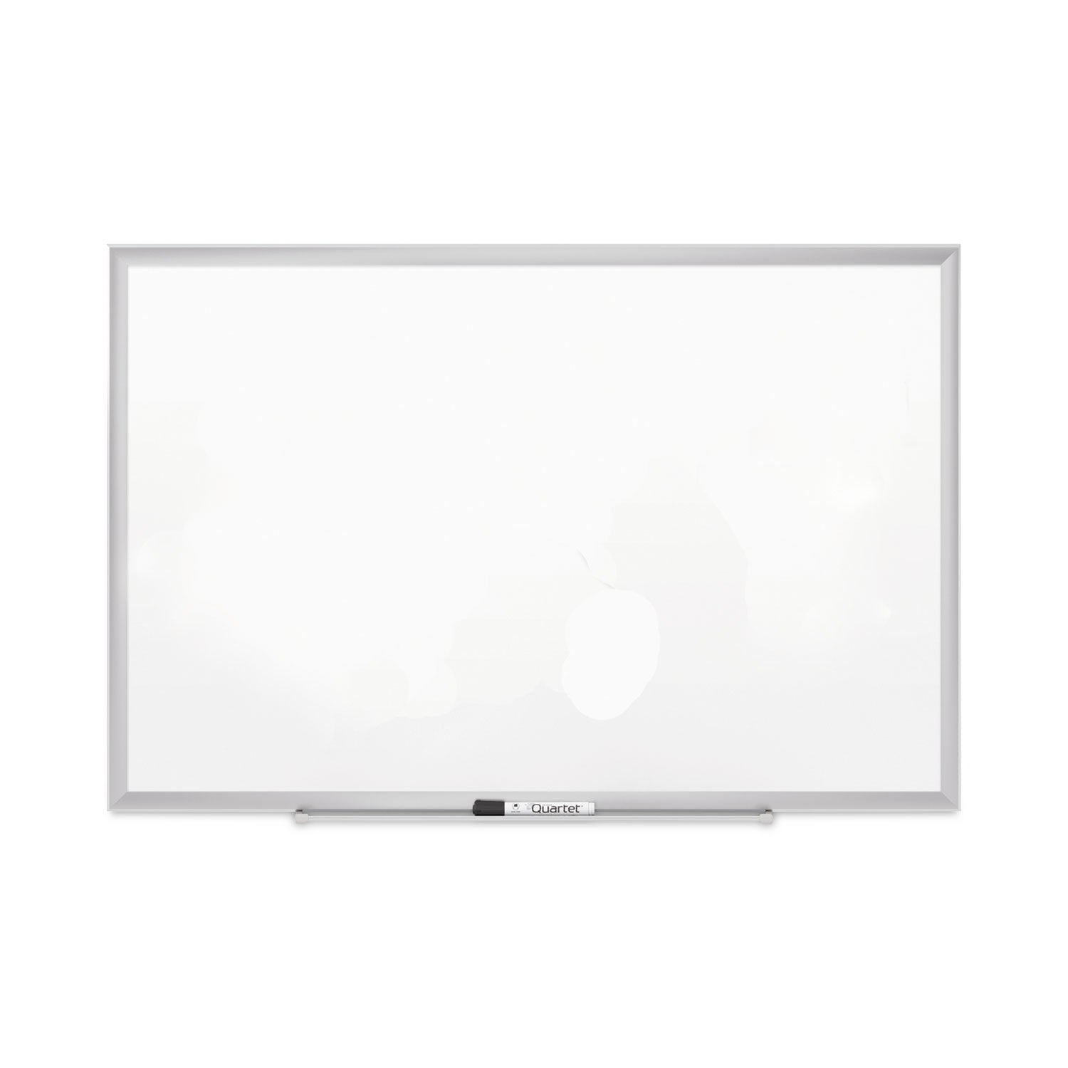 Quartet Classic Series Porcelain Magnetic Board, 48 x 36, White, Silver Alum. Frame