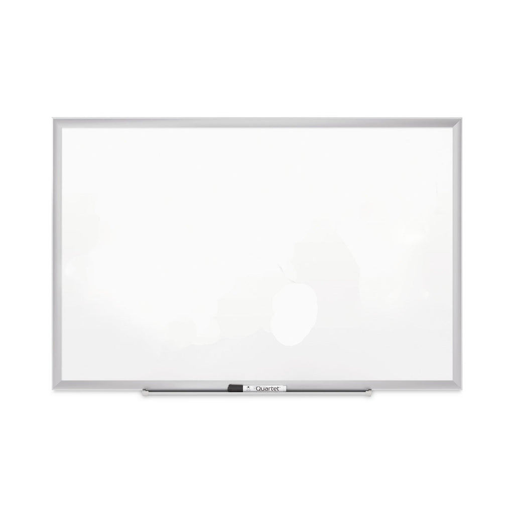 Quartet Classic Series Porcelain Magnetic Board, 72 x 48, White, Silver Aluminum Frame