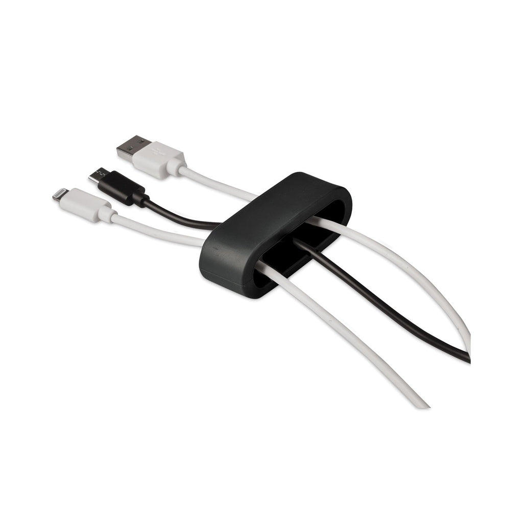 RCA Multi Channel Cable Holder, 2" x 2", Black