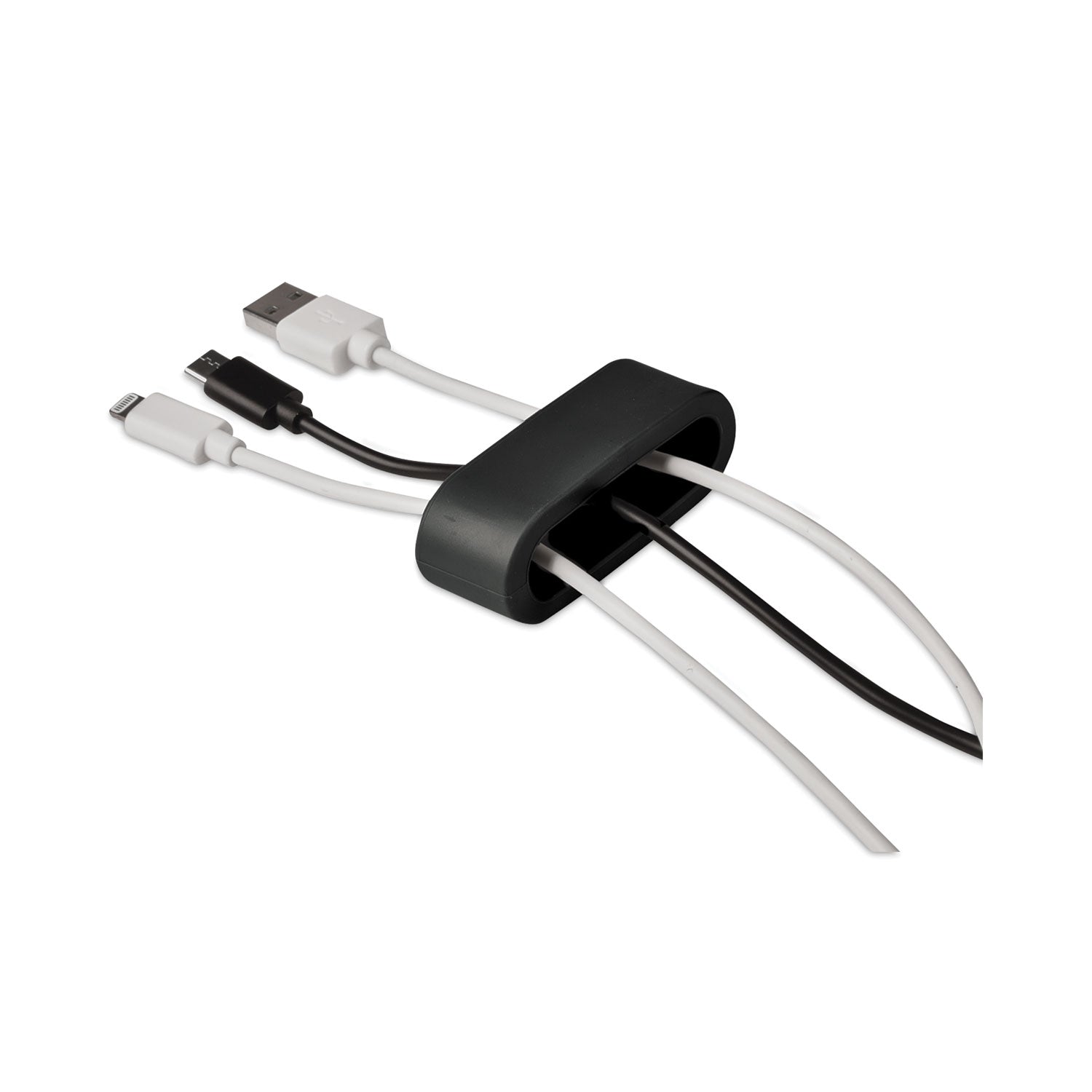 RCA Multi Channel Cable Holder, 2" x 2", Black