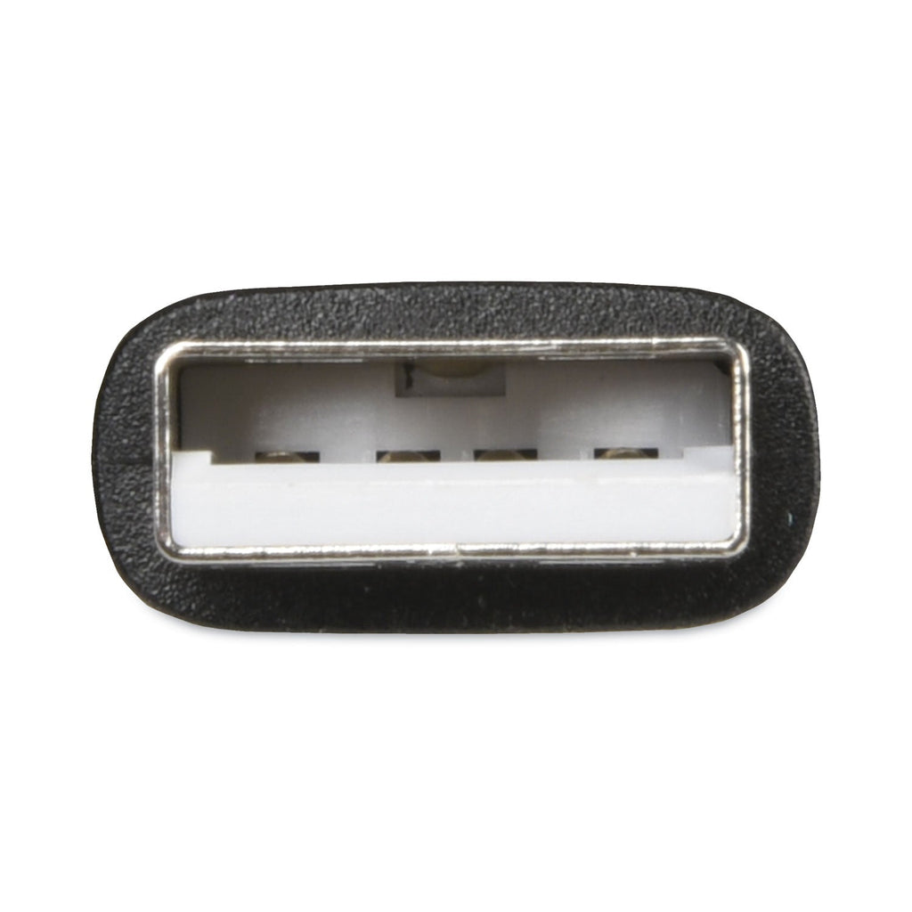 JENSEN USB-A to USB-C Cable, 6 ft, Black