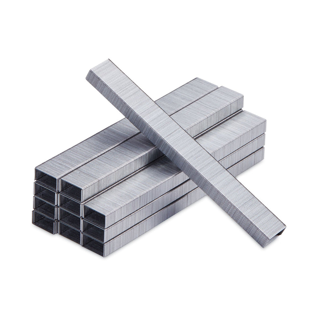 Bostitch Premium Standard Staples, 0.25" Leg, 0.5" Crown, Steel, 5,000/Box