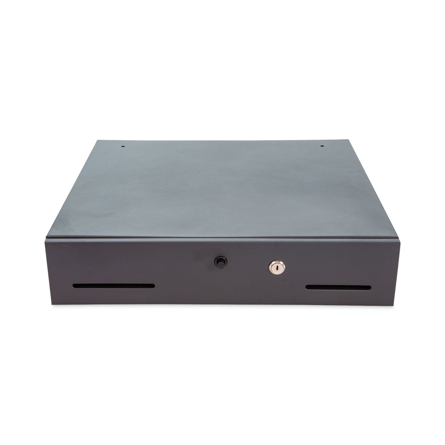 CONTROLTEK Metal Cash Drawer, Coin/Cash, 10 Compartments, 16 x 11.25 x 2.25, Black