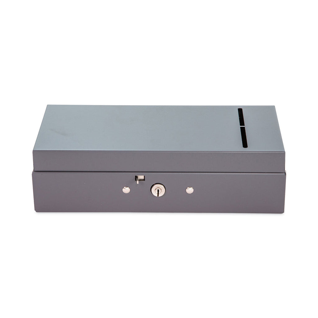 CONTROLTEK Steel Bond Box, 1 Compartment, 10.4 x 5.4 x 3.1, Gray