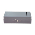 CONTROLTEK Steel Bond Box, 1 Compartment, 10.4 x 5.4 x 3.1, Gray