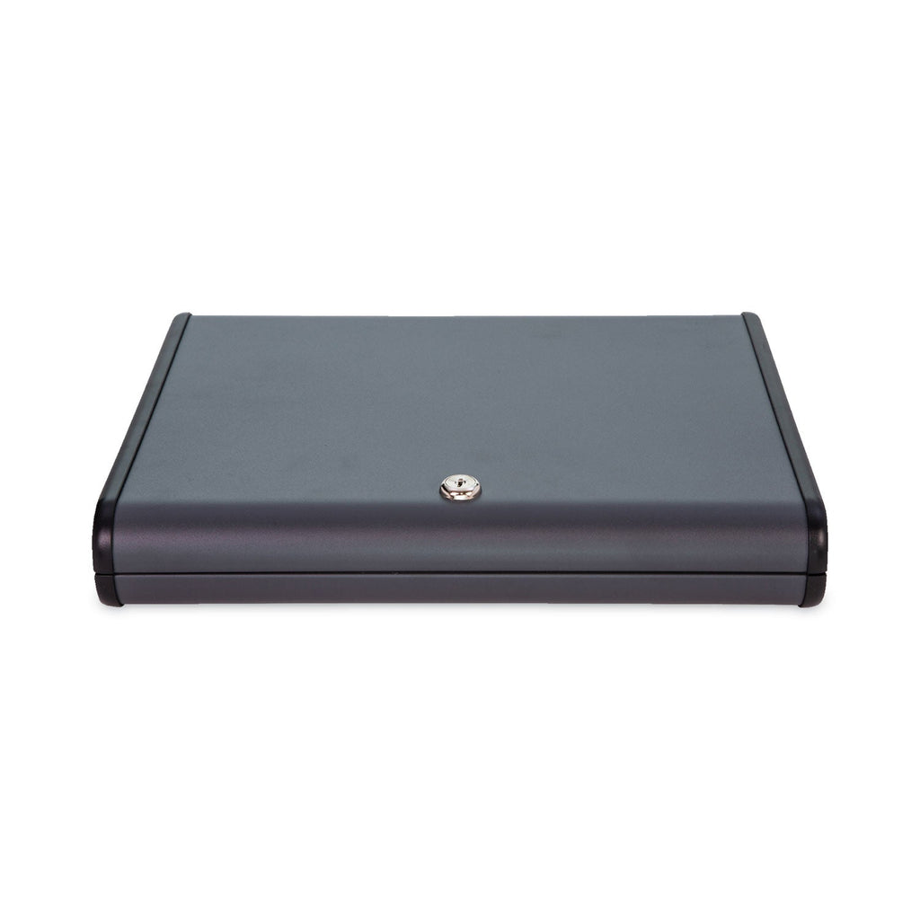 CONTROLTEK Key Lockable Key Cabinet, 60-Key, Metal, Charcoal Gray, 12 x 2.63 x 14.75