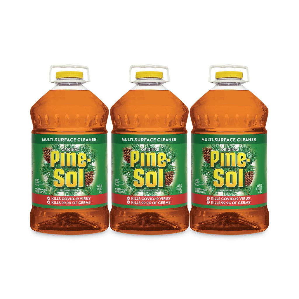 Pine-Sol All Purpose Cleaner, Original, 144 oz Bottle, 3/Carton