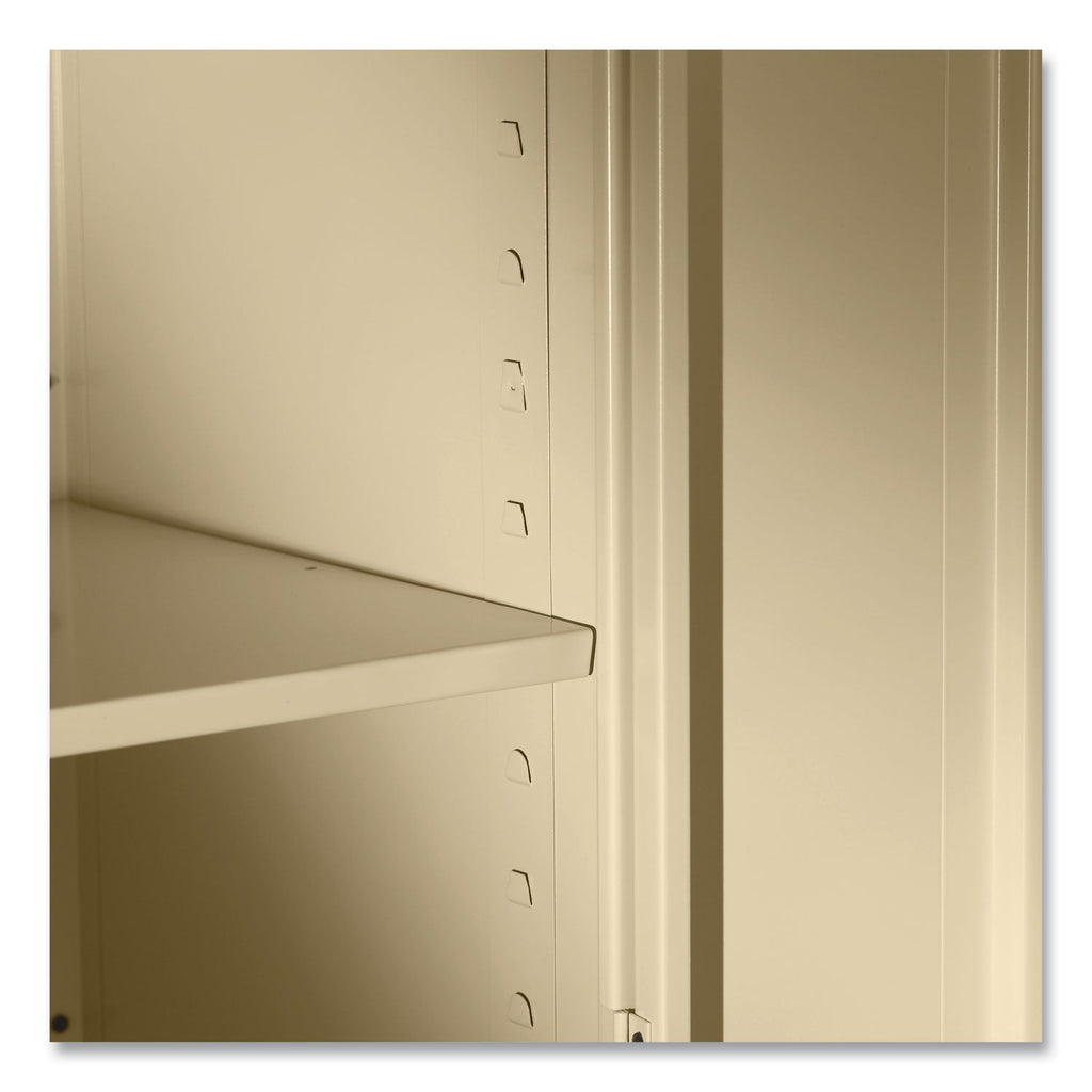 Tennsco 72" High Standard Cabinet (Assembled), 30 x 15 x 72, Putty