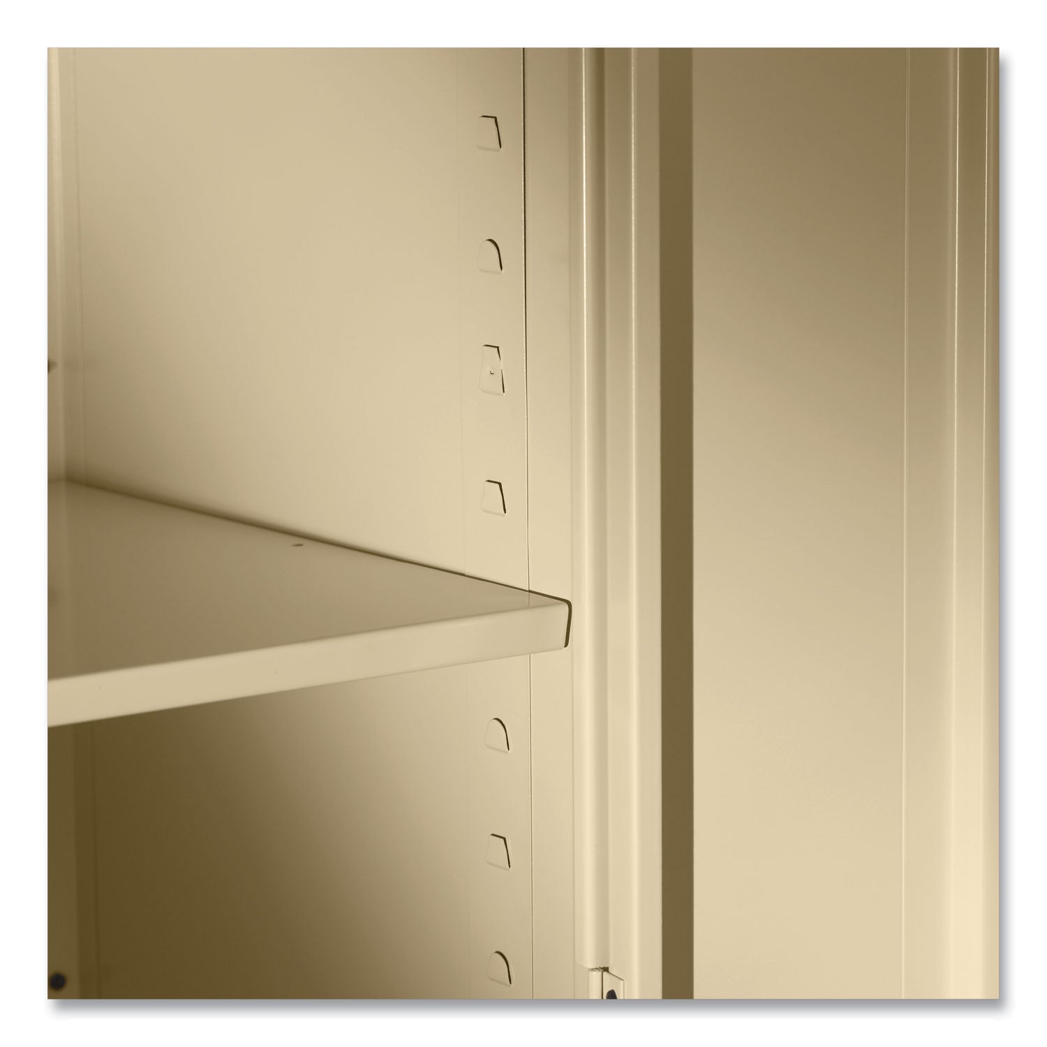 Tennsco 78" High Deluxe Cabinet, 36w x 18d x 78h, Light Gray