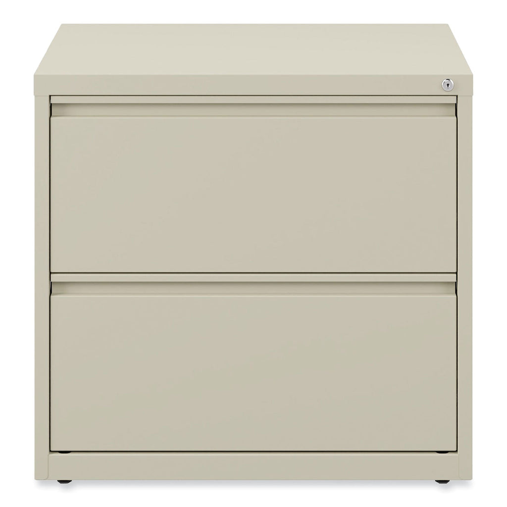 Alera Lateral File, 2 Legal/Letter-Size File Drawers, Putty, 30" x 18.63" x 28"