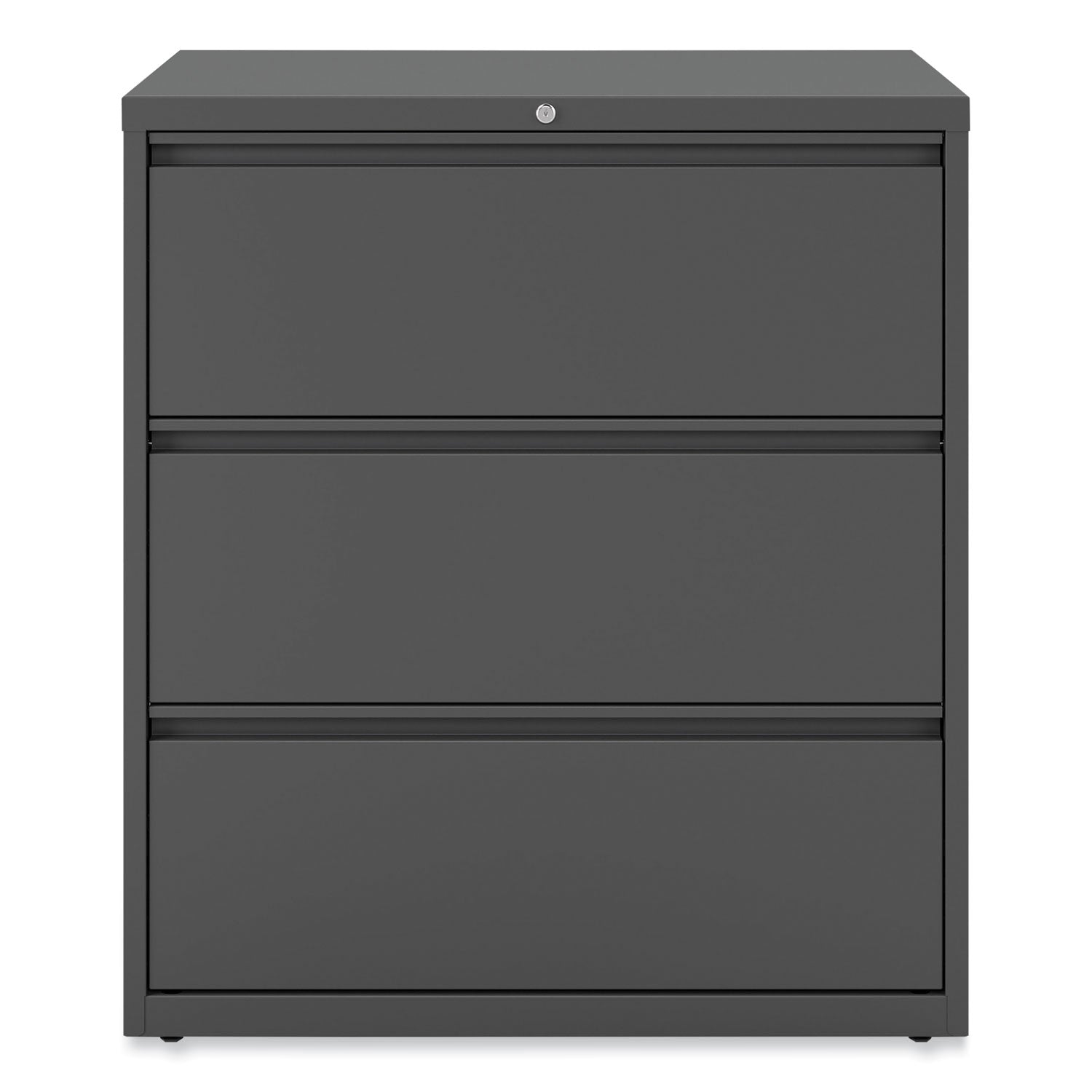 Alera Lateral File, 3 Legal/Letter/A4/A5-Size File Drawers, Charcoal, 36" x 18.63" x 40.25"