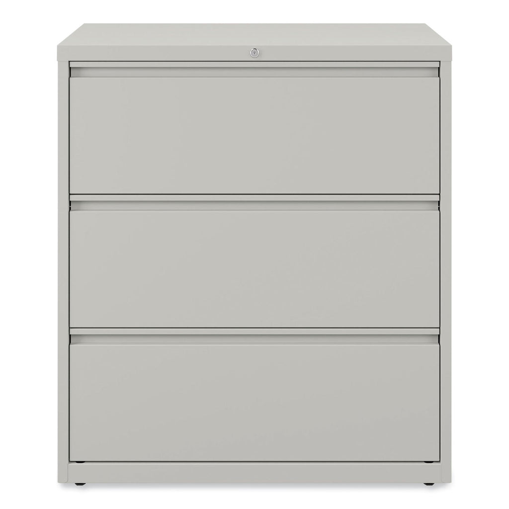 Alera Lateral File, 3 Legal/Letter/A4/A5-Size File Drawers, Light Gray, 36" x 18.63" x 40.25"
