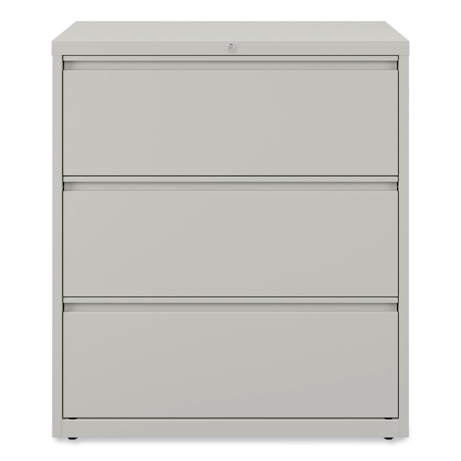 Alera Lateral File, 3 Legal/Letter/A4/A5-Size File Drawers, Light Gray, 36" x 18.63" x 40.25"