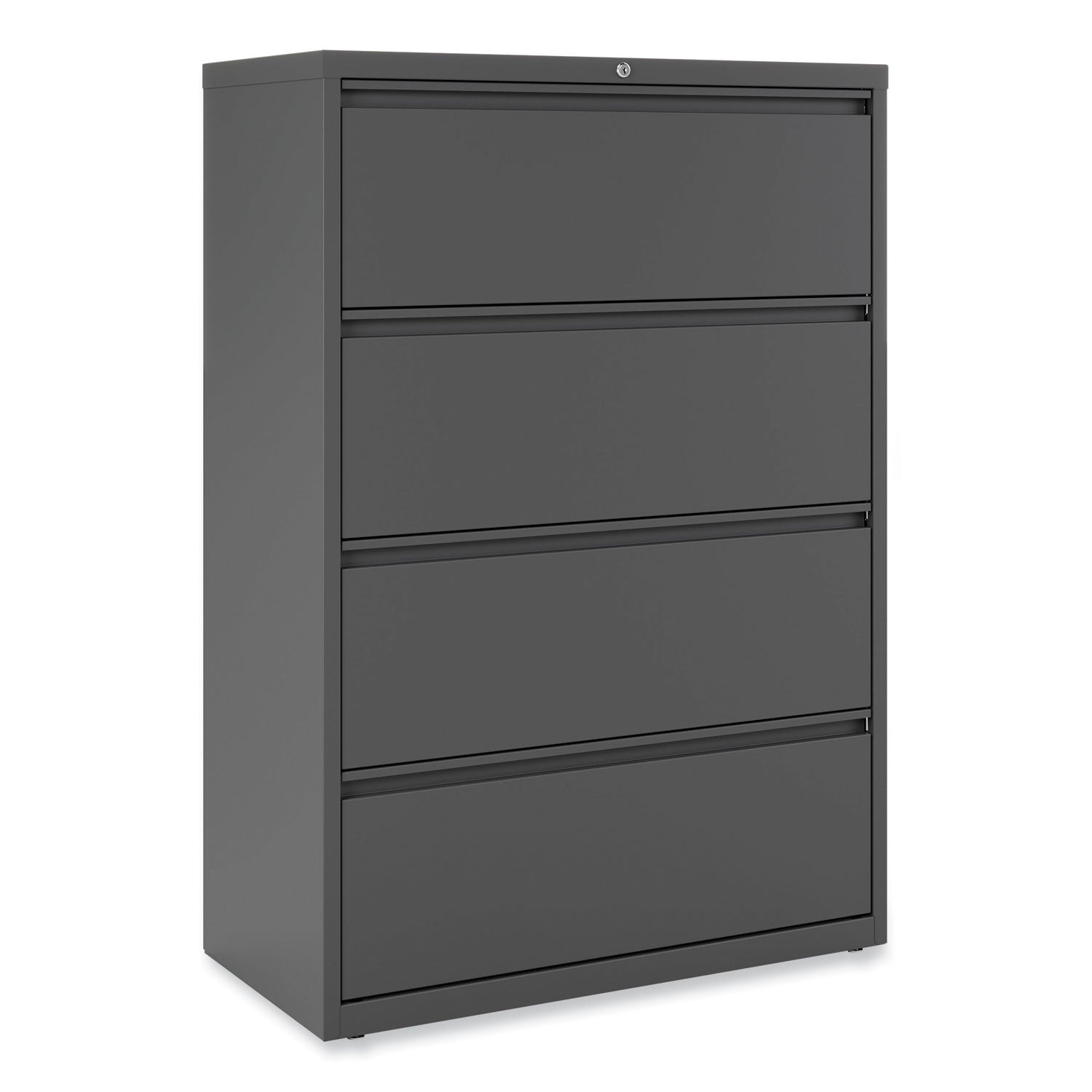 Alera Lateral File, 4 Legal/Letter/A4/A5-Size File Drawers, Charcoal, 36" x 18.63" x 52.5"