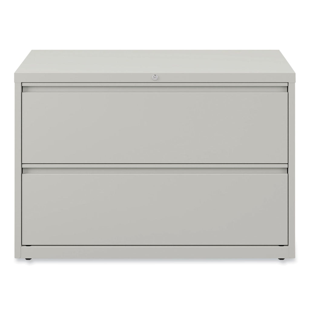 Alera Lateral File, 2 Legal/Letter-Size File Drawers, Light Gray, 42" x 18.63" x 28"