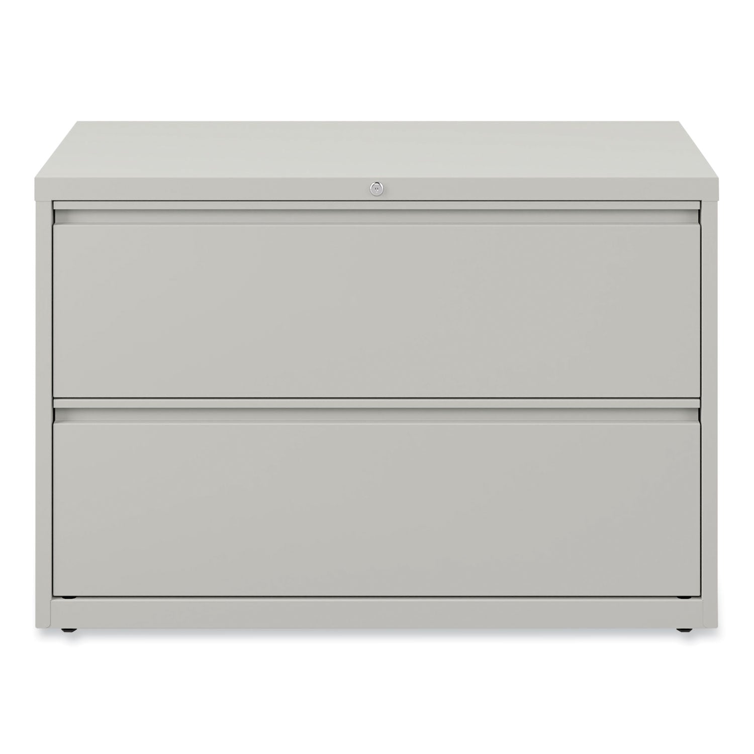 Alera Lateral File, 2 Legal/Letter-Size File Drawers, Light Gray, 42" x 18.63" x 28"
