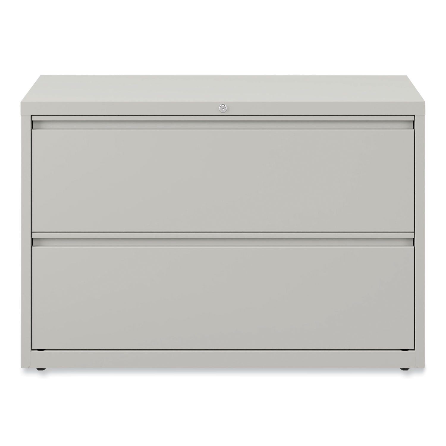 Alera Lateral File, 2 Legal/Letter-Size File Drawers, Light Gray, 42" x 18.63" x 28"