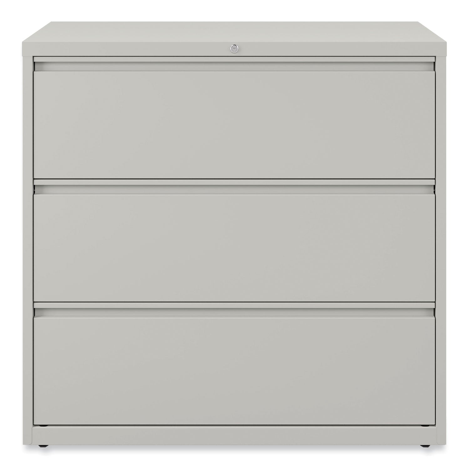 Alera Lateral File, 3 Legal/Letter/A4/A5-Size File Drawers, Light Gray, 42" x 18.63" x 40.25"