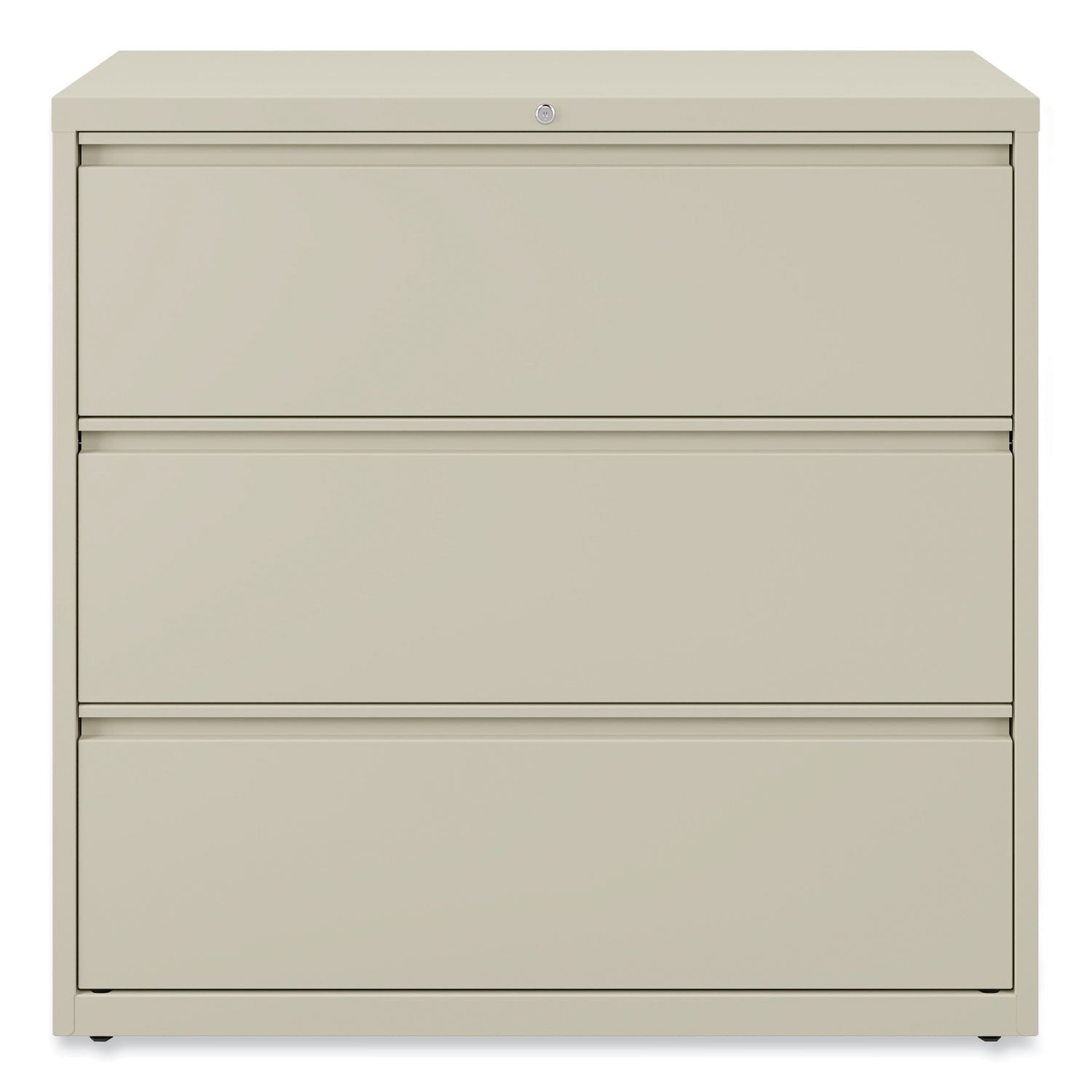 Alera Lateral File, 3 Legal/Letter/A4/A5-Size File Drawers, Putty, 42" x 18.63" x 40.25"