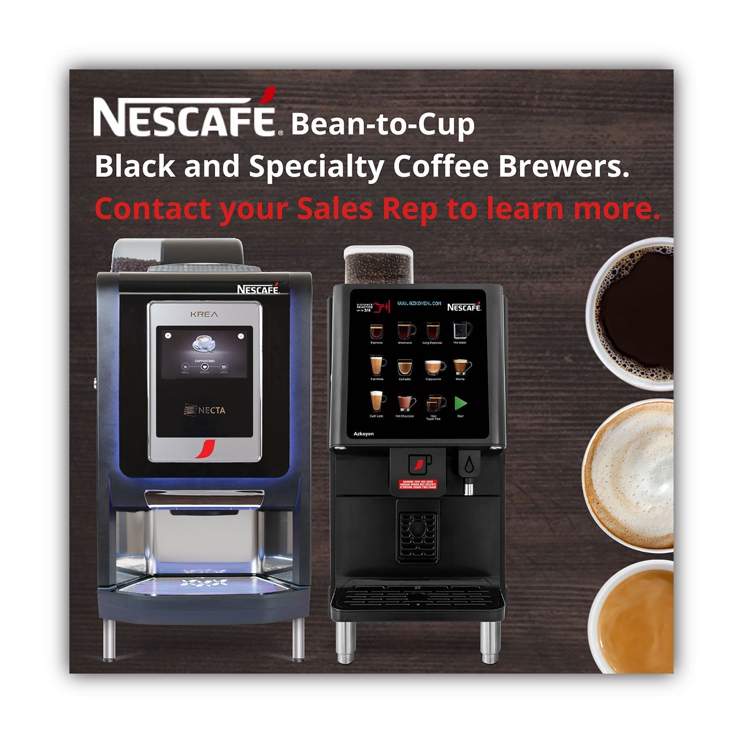 Nescafé Espresso Whole Bean Coffee, Arabica, 2.2 lb Bag, 6/Carton