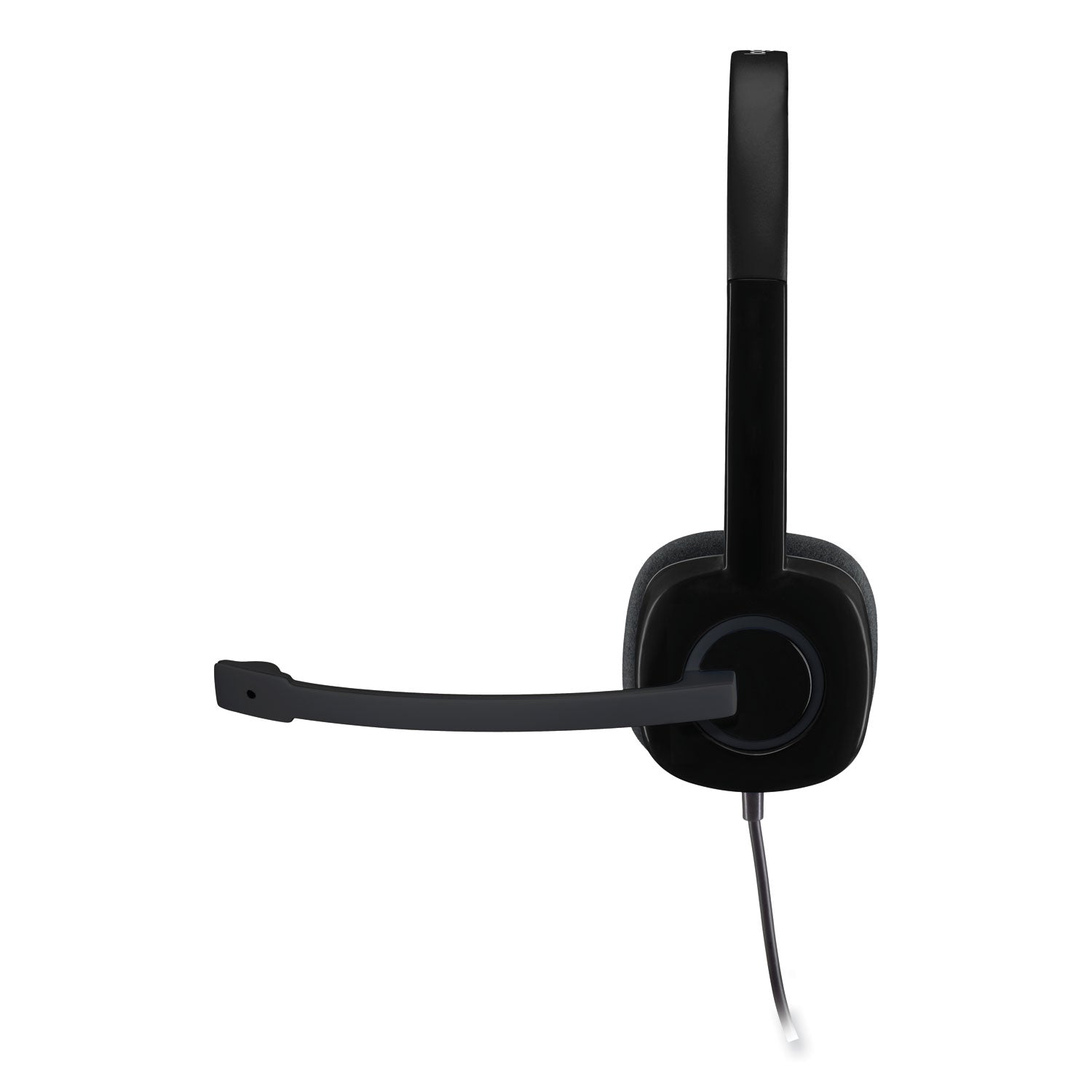 Logitech H151 Binaural Over-the-Head Stereo Headset, Black